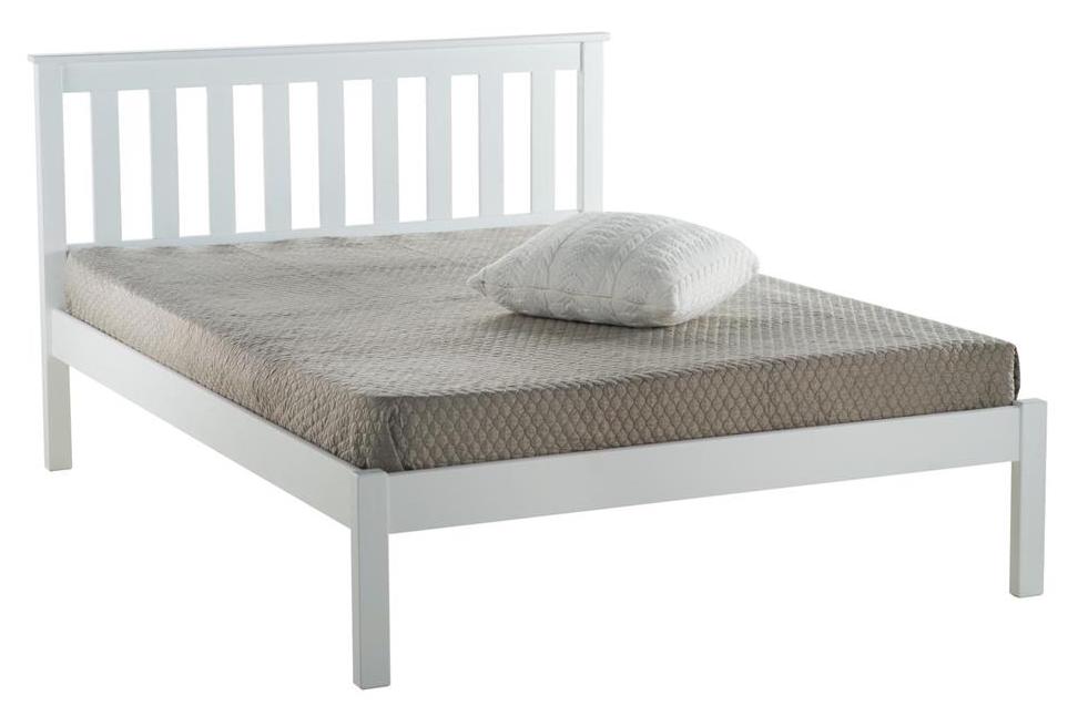 Denver White 4'6 Double Bed