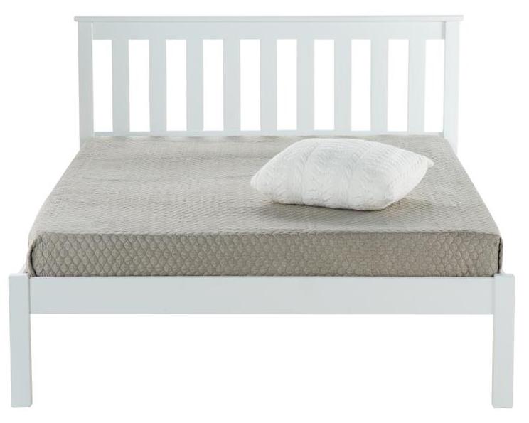 Denver White 4'6 Double Bed