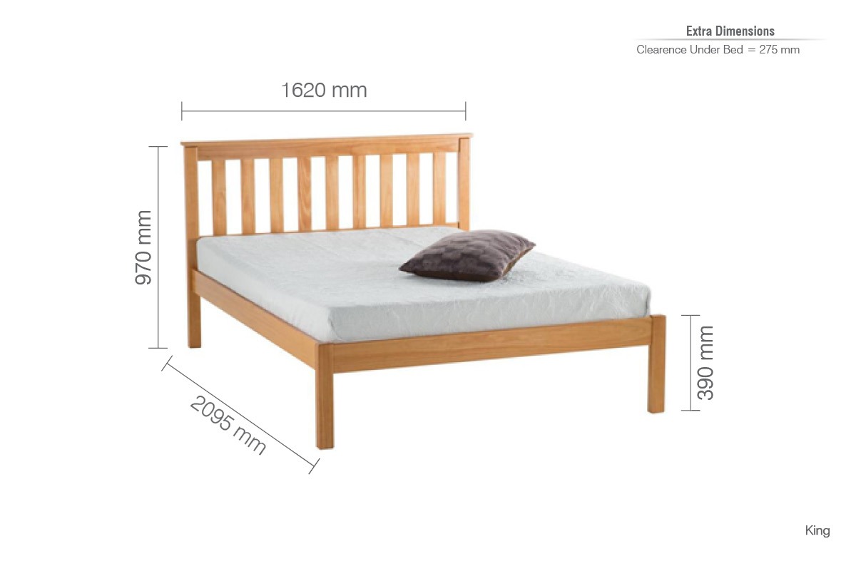 Denver Pine 5' King Bed
