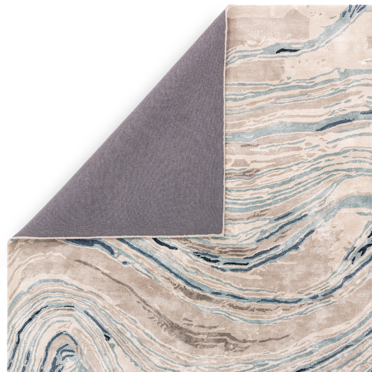 Katherine Carnaby Tuscany Azzuro Marble Rug by Asiatic London | Style Our Home 