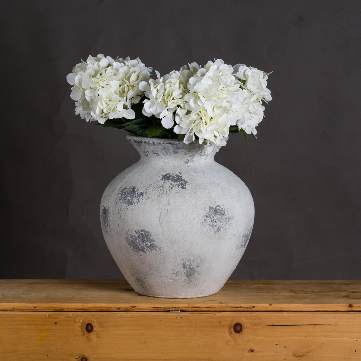 Downton Large Antique White Vase by Hill Interiors | Style Our Home