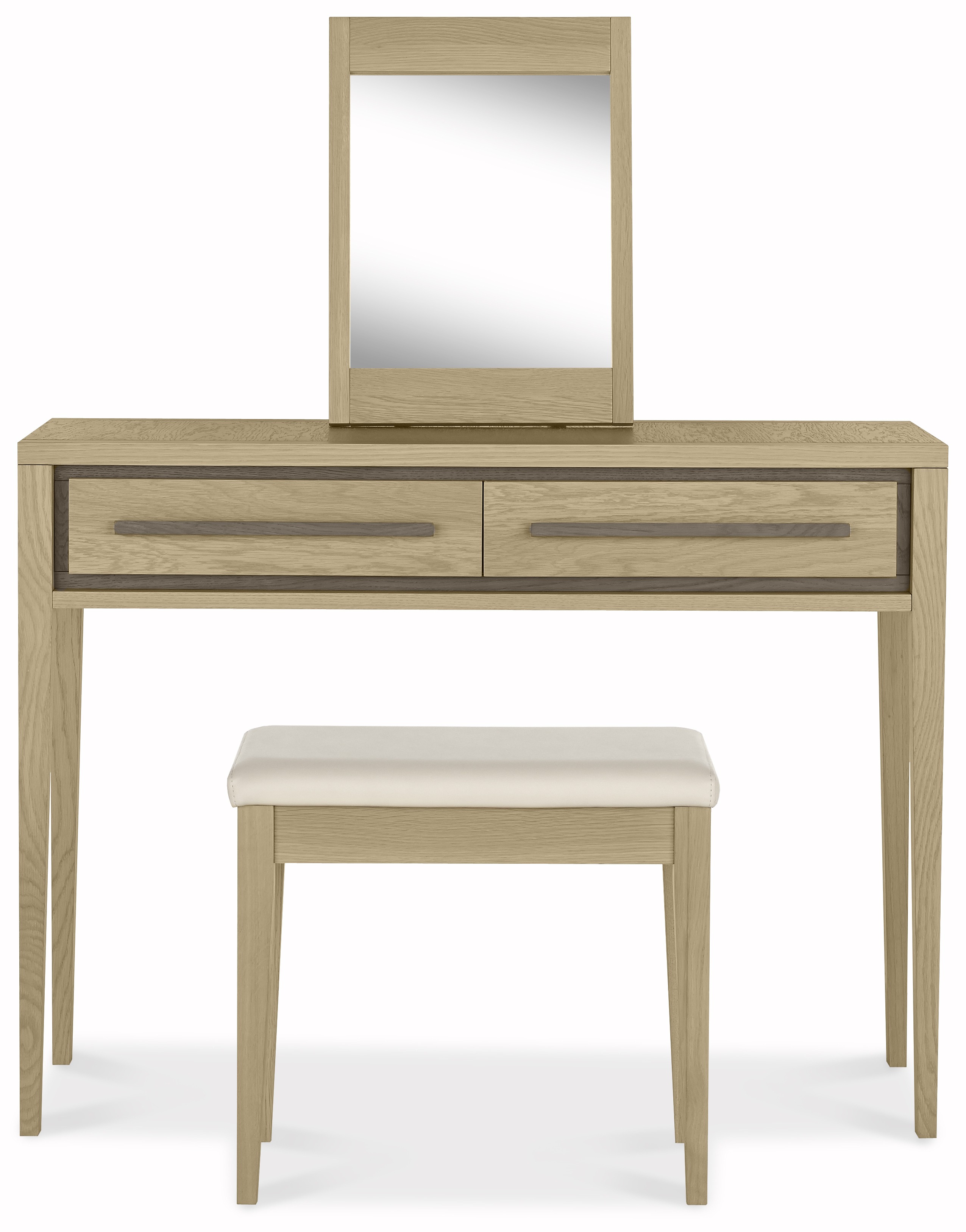 Rimini Aged & Weathered Oak Vanity Mirror 