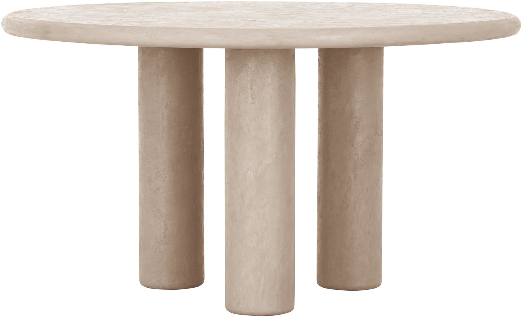 Clio 140cm Sand Round Dining Table by DTP Interiors | Style Our Home