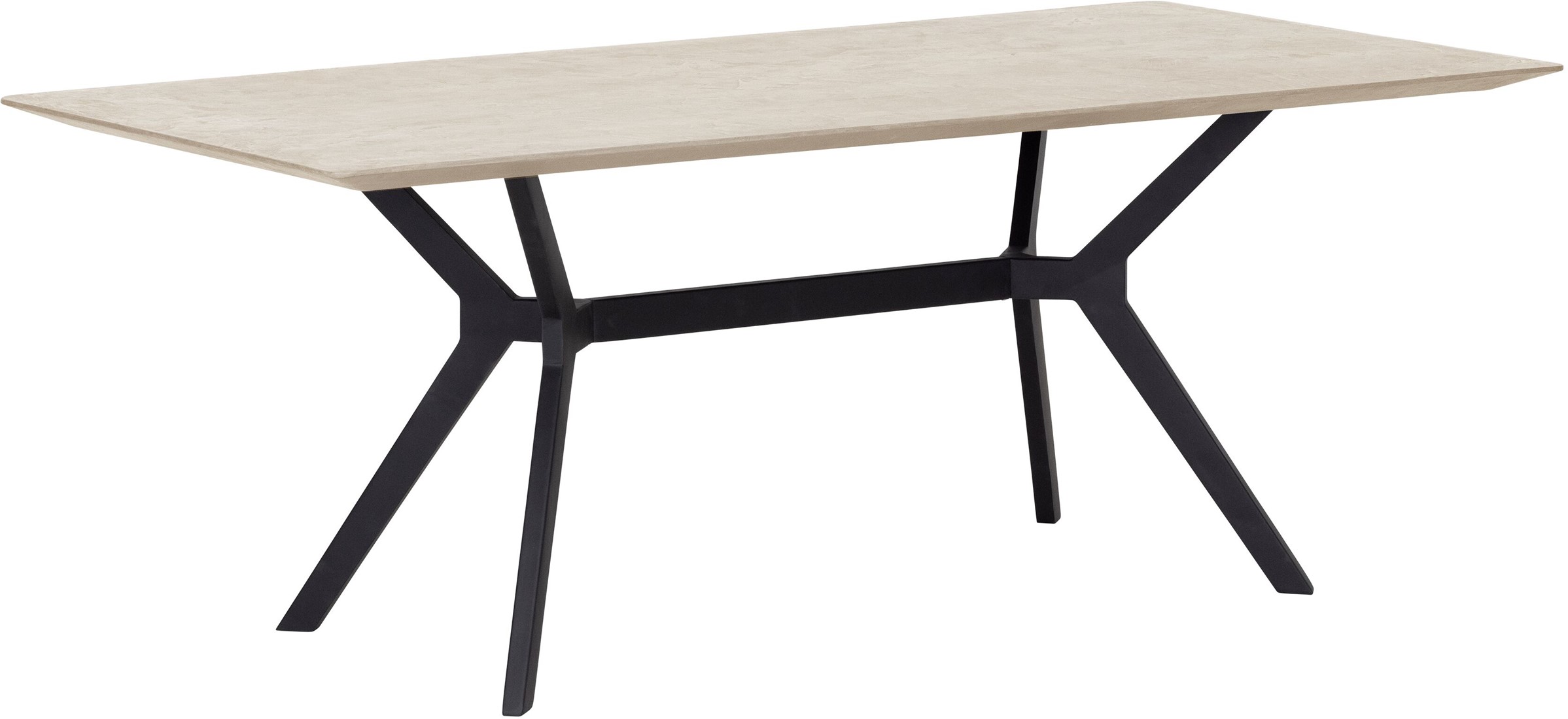 Novi 200cm Sand Rectangular Dining Table by DTP Interiors | Style Our Home