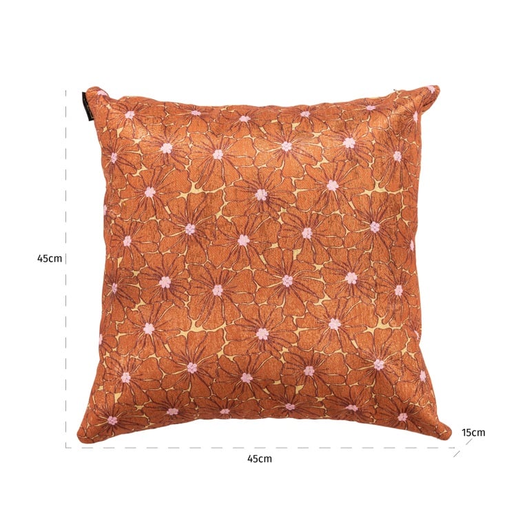 Cushion Vanity 50x50 (Blooms 2004 Orange Lynn BT23127) by  Richmond Interiors | Style Our Home