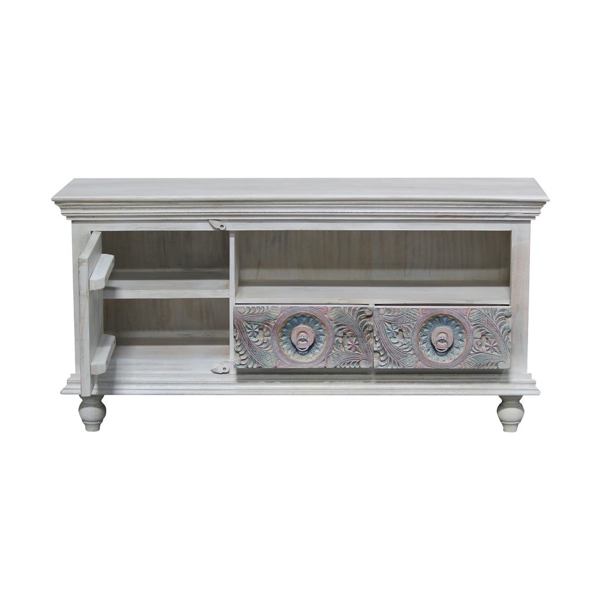 Meera Hand Carved Furniture TV Unit | Style Our Home