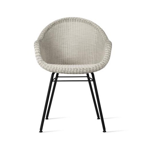 Edgard Dining Chair Steel A Frame in Old Lace - Style Our Home