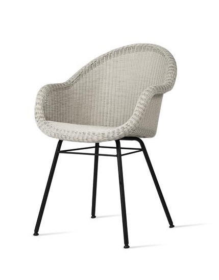 Edgard Dining Chair Steel A Frame in Old Lace - Style Our Home