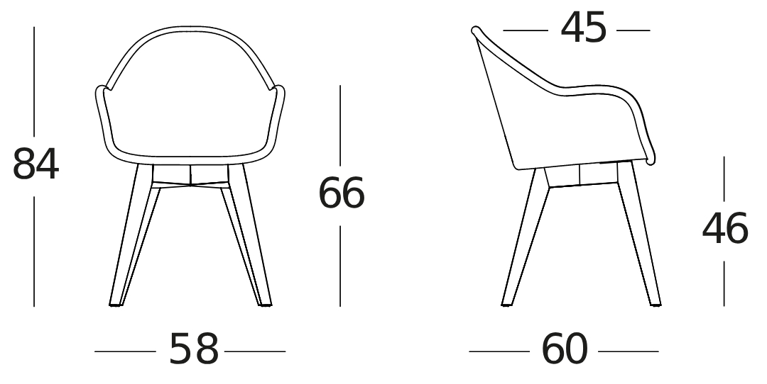 Edgard Dining Chair Teak Base by Vincent Sheppard in Old Lace | Style Our Home