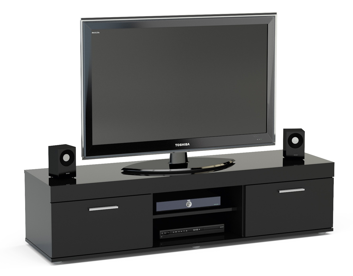 Edgeware Black TV Unit