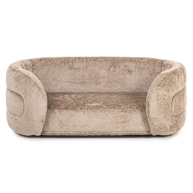 Pet bed Bingo taupe chenille (Bergen 104 taupe chenille) by  Richmond Interiors | Style Our Home