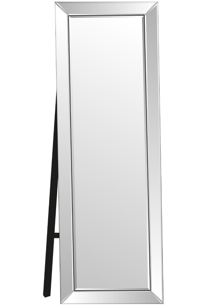 Hera All Glass Modern Cheval Mirror