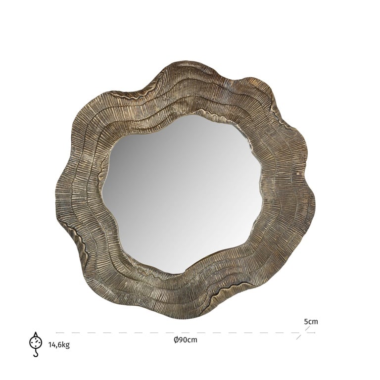 Mirror Elia (Gold) by  Richmond Interiors | Style Our Home