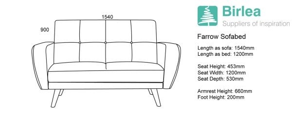 Farrow Medium Sofa Bed - Style Our Home