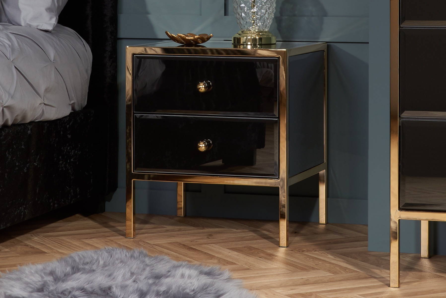 Fenwick 2 Drawer Bedside