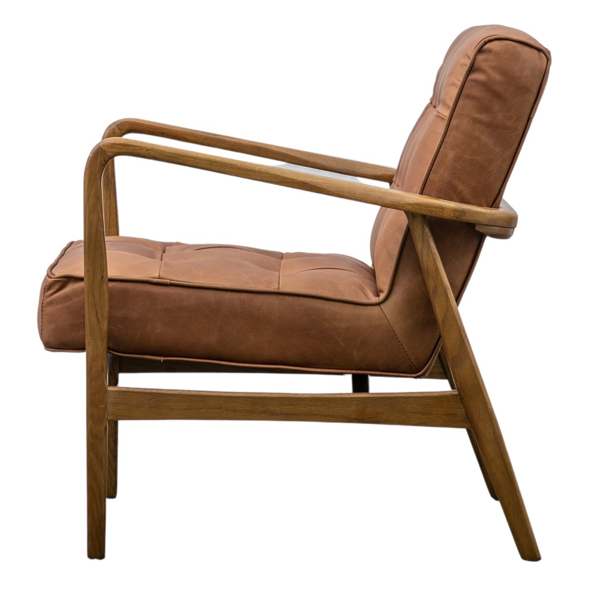 Humber Armchair Vintage - Brown Leather - Style Our Home