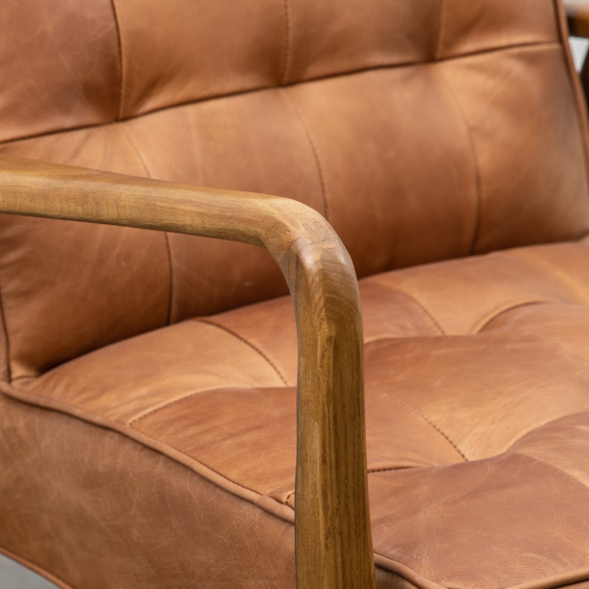 Humber Armchair Vintage - Brown Leather - Style Our Home