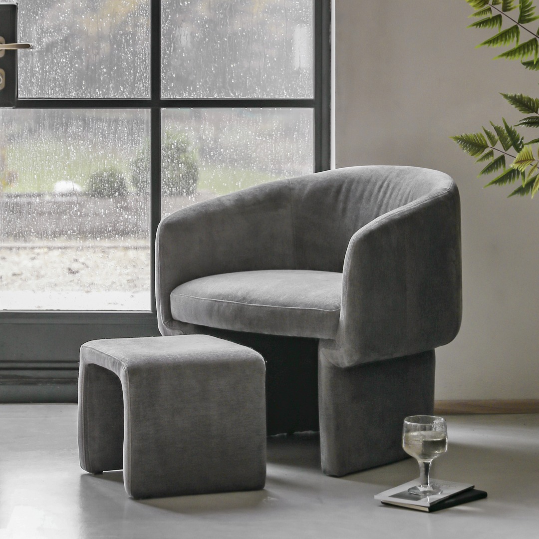 Aro Armchair Anthracite By Gallery Living | Style Our Home