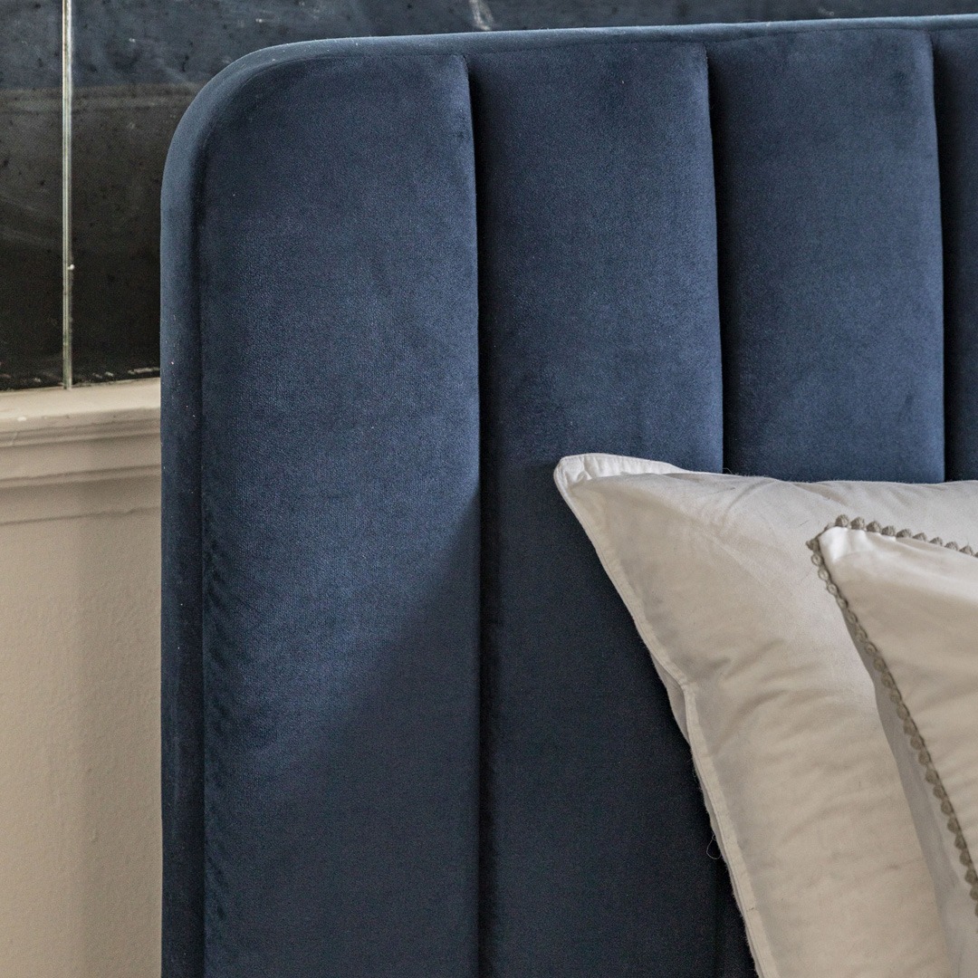 Penstone kingsize Bedstead Indigo By Gallery Living | Style Our Home 