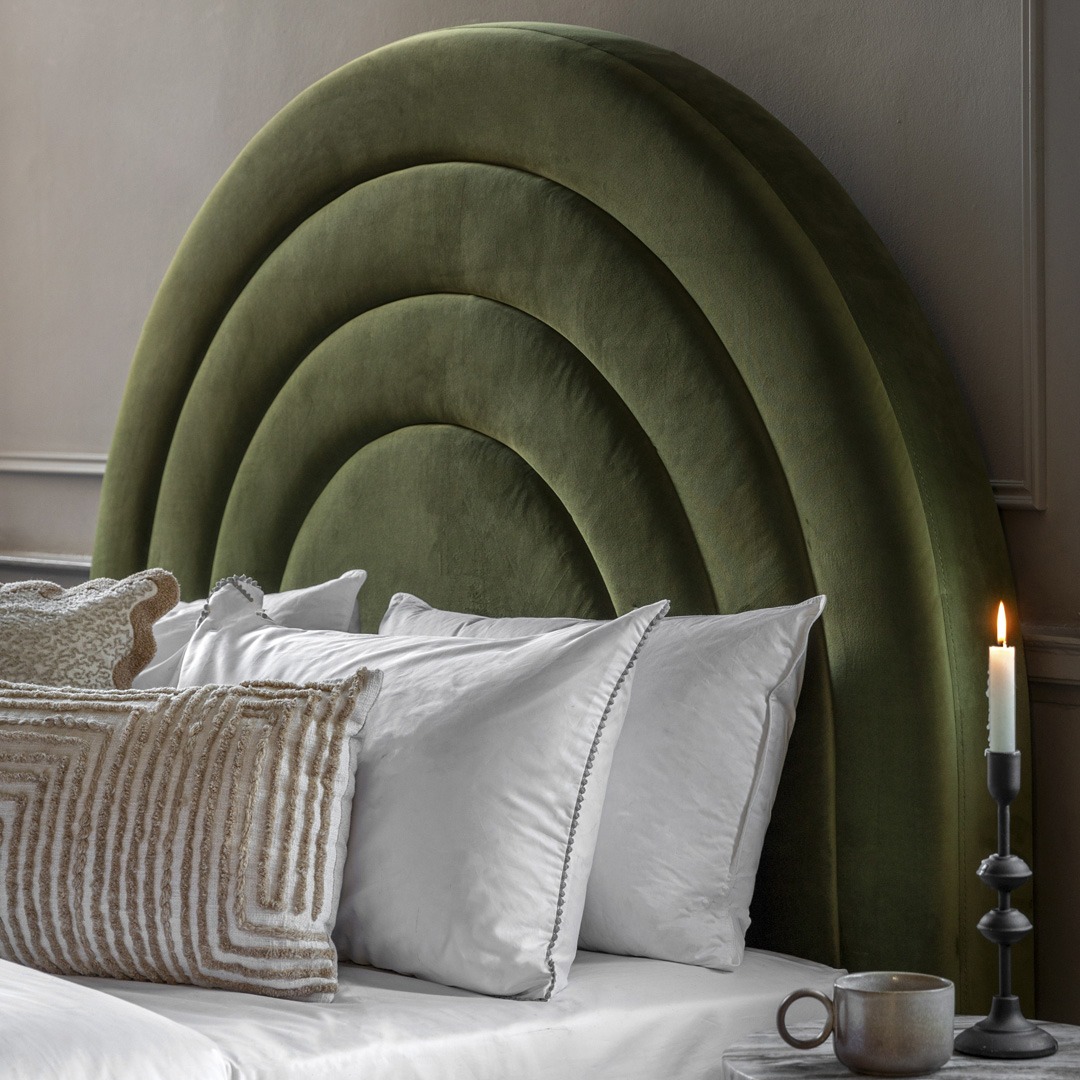 Orway Kingsize Bedstead Olive By Gallery Living | Style Our Home 