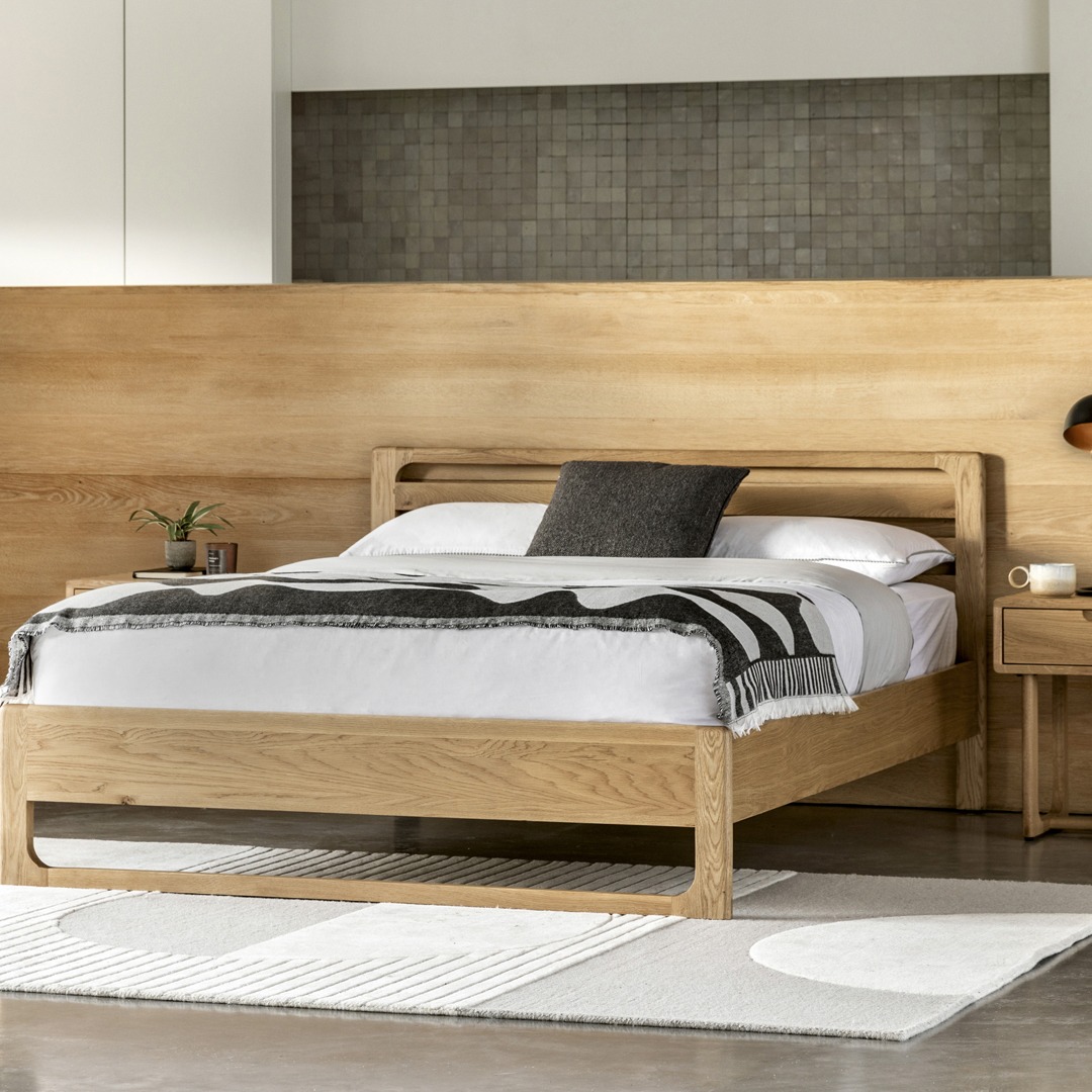 Mella Kingsize Bed Natural By Gallery Living | Style Our Home