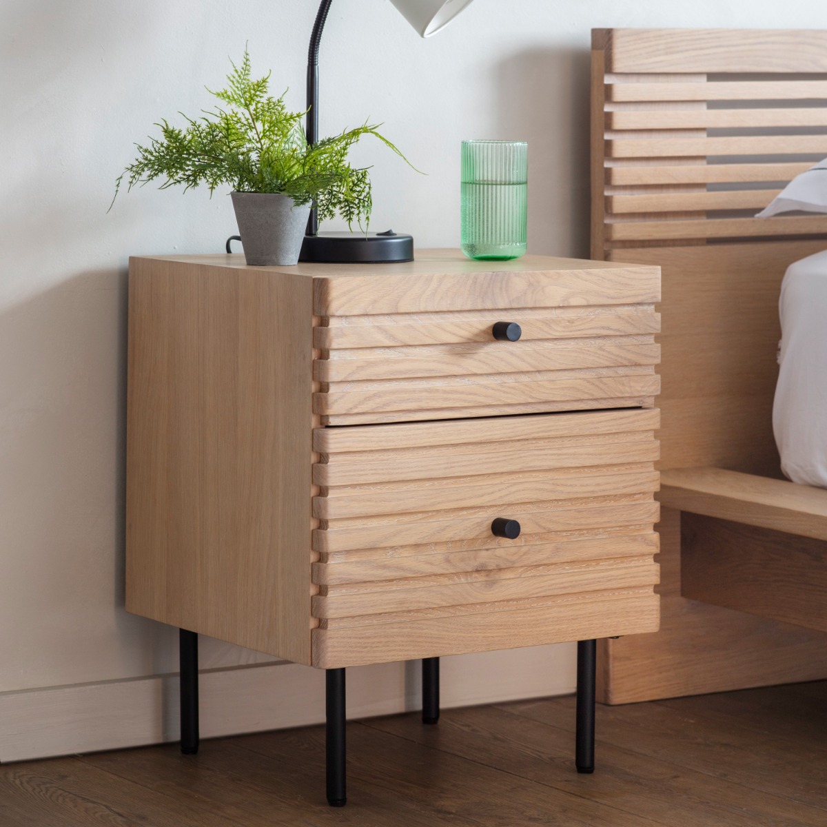 Sakura 2 Drawer Bedside by Hudson Living | Style Our Home