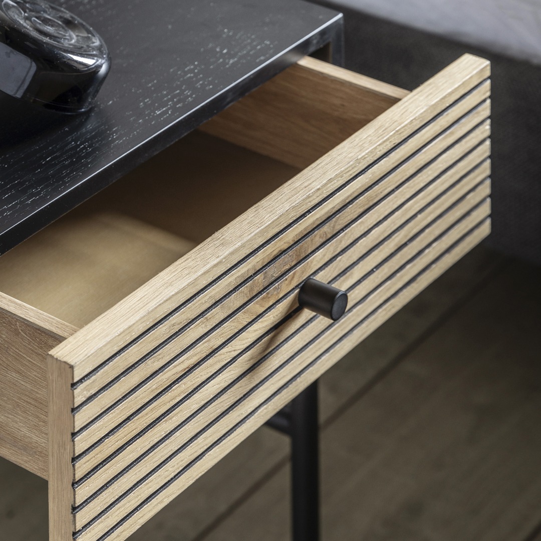 Rowan 1 Drawer Bedside Table By Gallery Living | Style Our Home