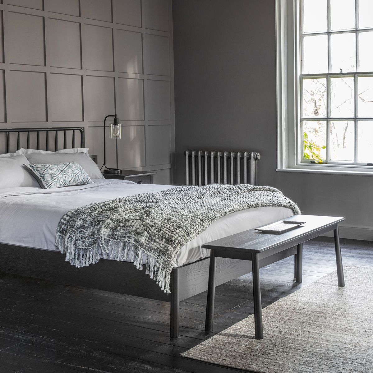 Wycombe Black Dining Bench - Style Our Home