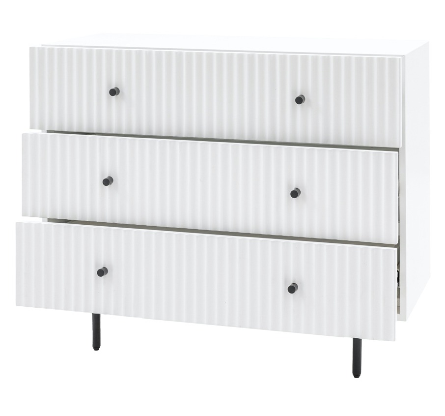 Halton 3 Drawer Chest White By Gallery Living | Style Our Home