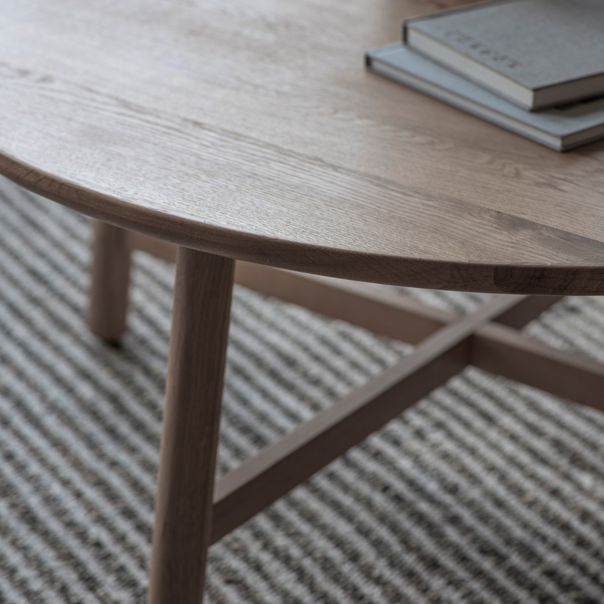 Kingham Round Coffee Table Grey - Style Our Home 