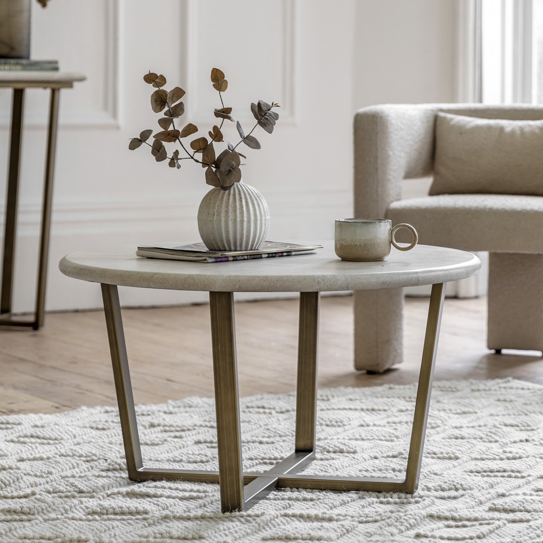 Avis Round Coffee Table By Gallery Living | Style Our Home