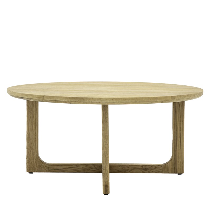 Mella Round Coffee Table Natural By Gallery Living | Style Our Home