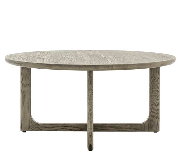 Mella Round Coffee Table Smoked By Gallery Living | Style Our Home