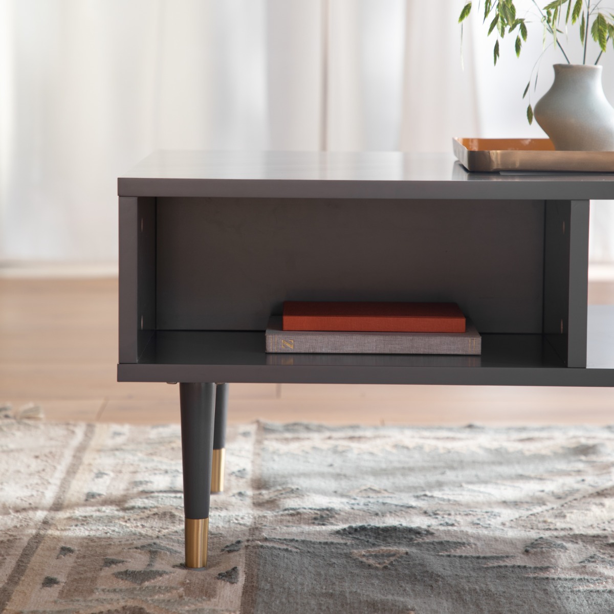 Allestree Grey Media Unit by Hudson Living | Style Our Home