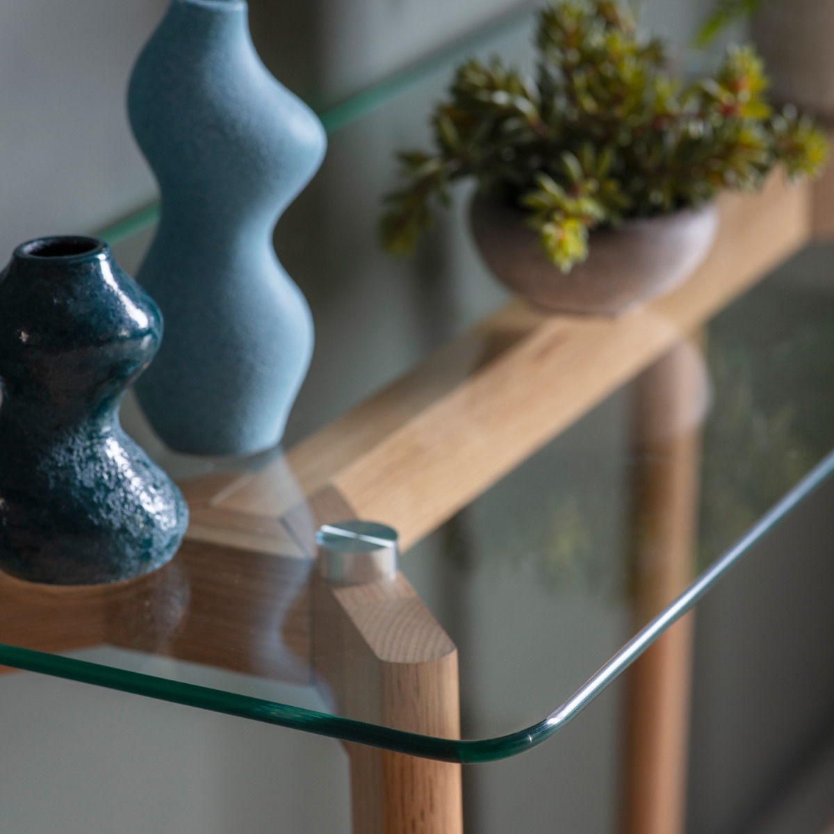 Blake Clear Console by Hudson Living | Style Our Home