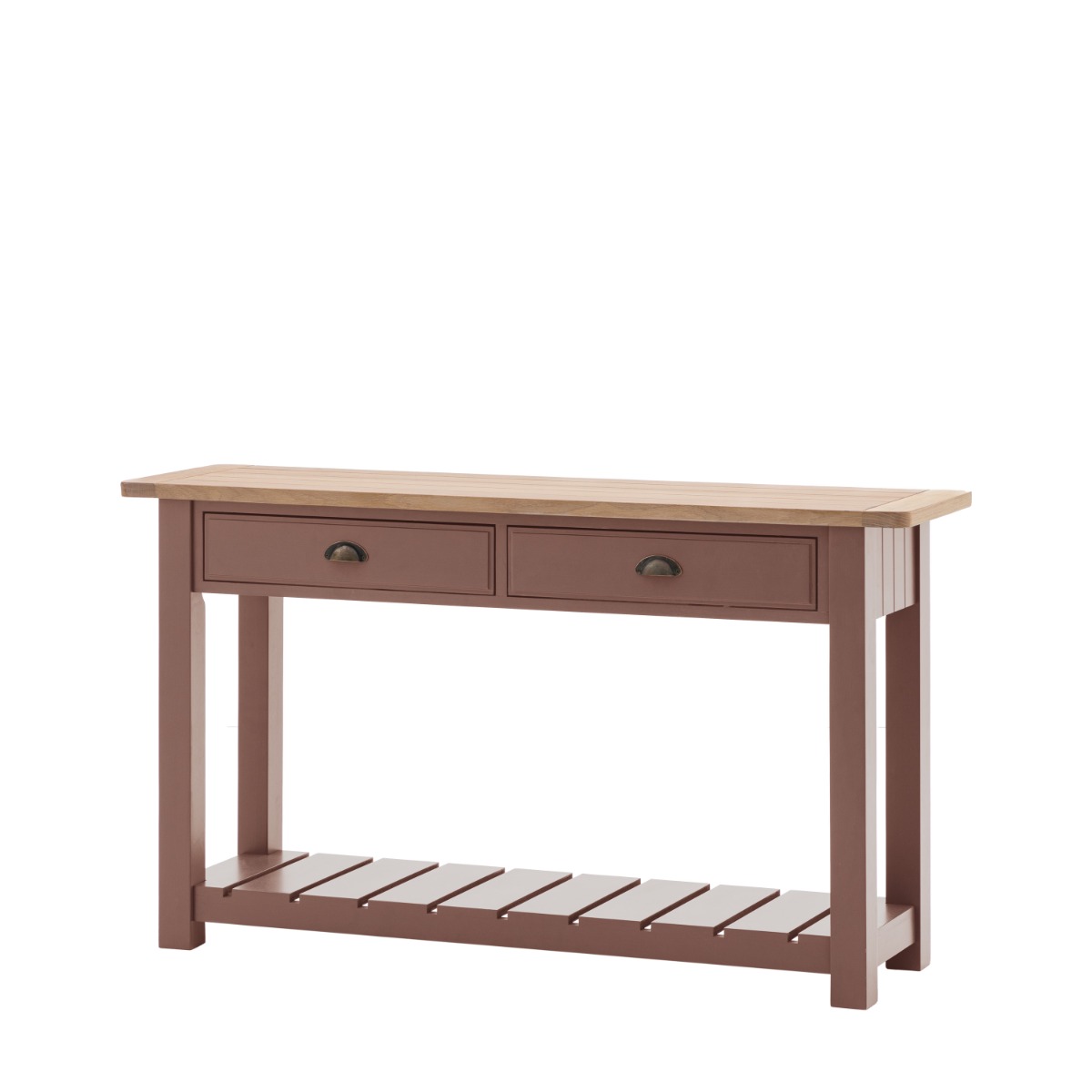 Manor Clay 2 Drawer Console by Hudson Living | Style Our Home 