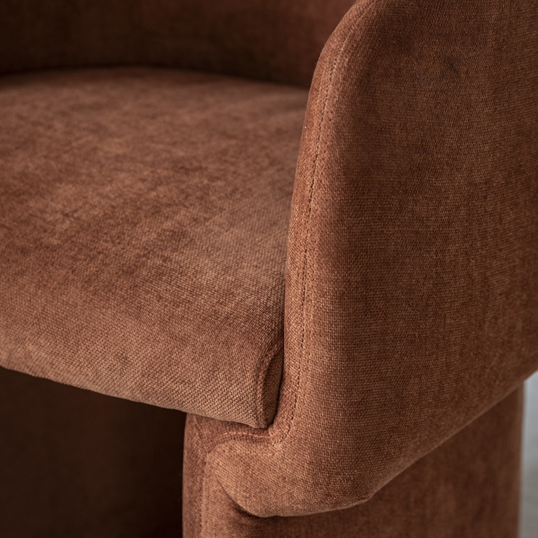 Rowden Armchair Rust By Gallery Living | Style Our Home