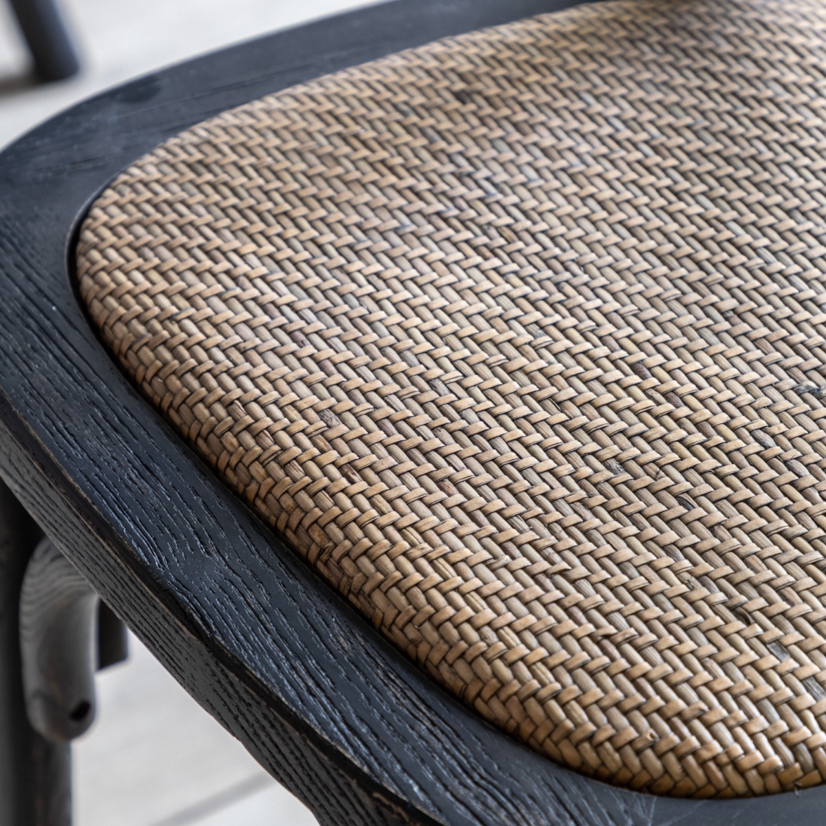 Cafe Palma Black Rattan Dining Chair (a pair) by Gallery Direct | Style Our Home
