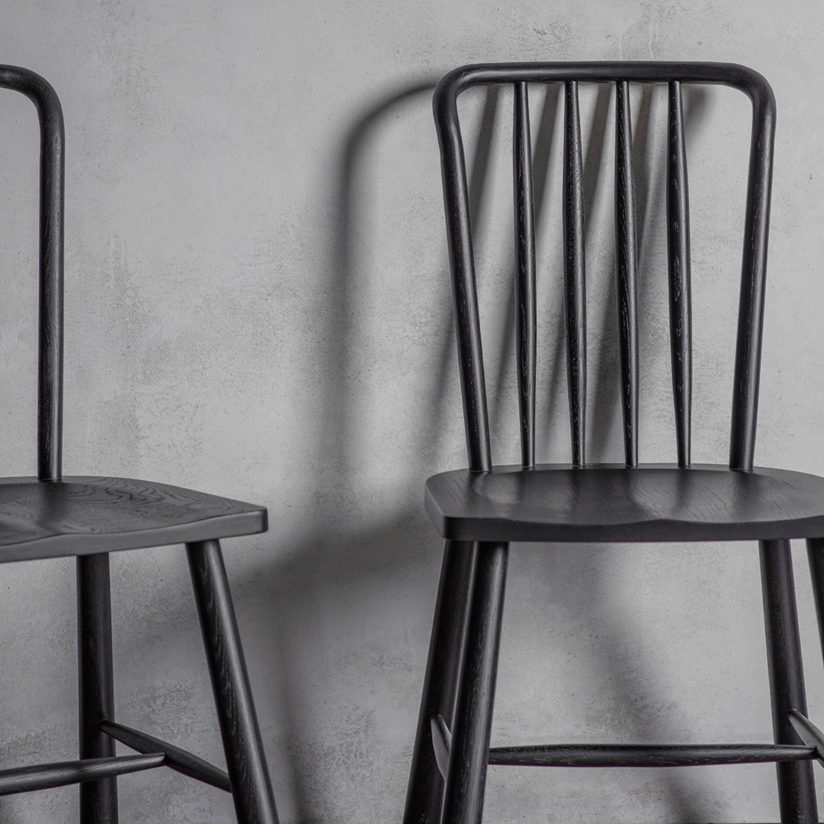 Wycombe Black Dining Chair [pair] - Style Our Home