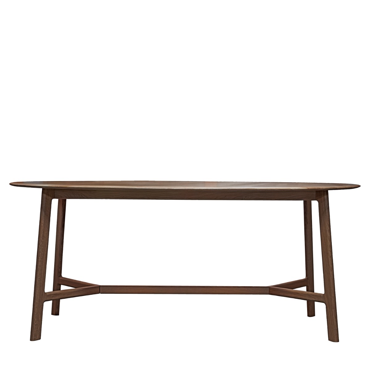 Madrid Oval Dining Table Walnut - Style Our Home 