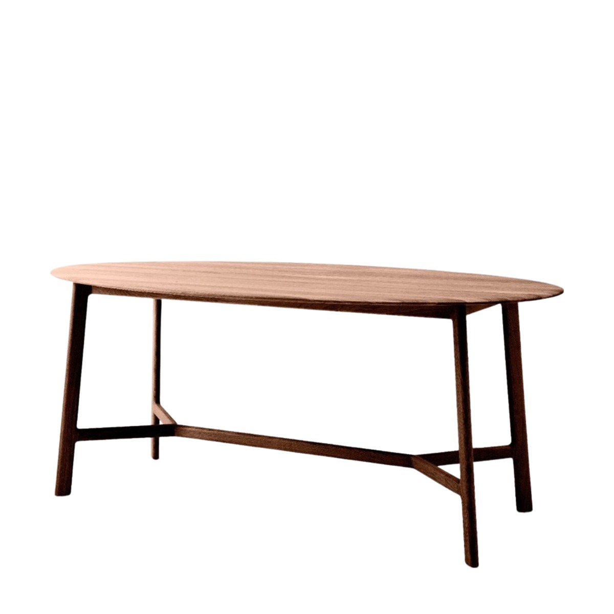 Madrid Oval Dining Table Walnut - Style Our Home 