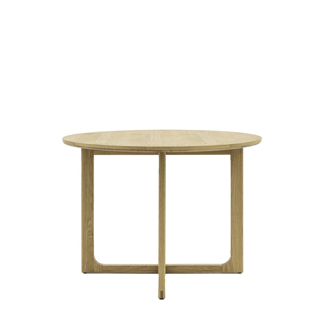 Mella Round Dining Table Natural By Gallery Living | Style Our Home 
