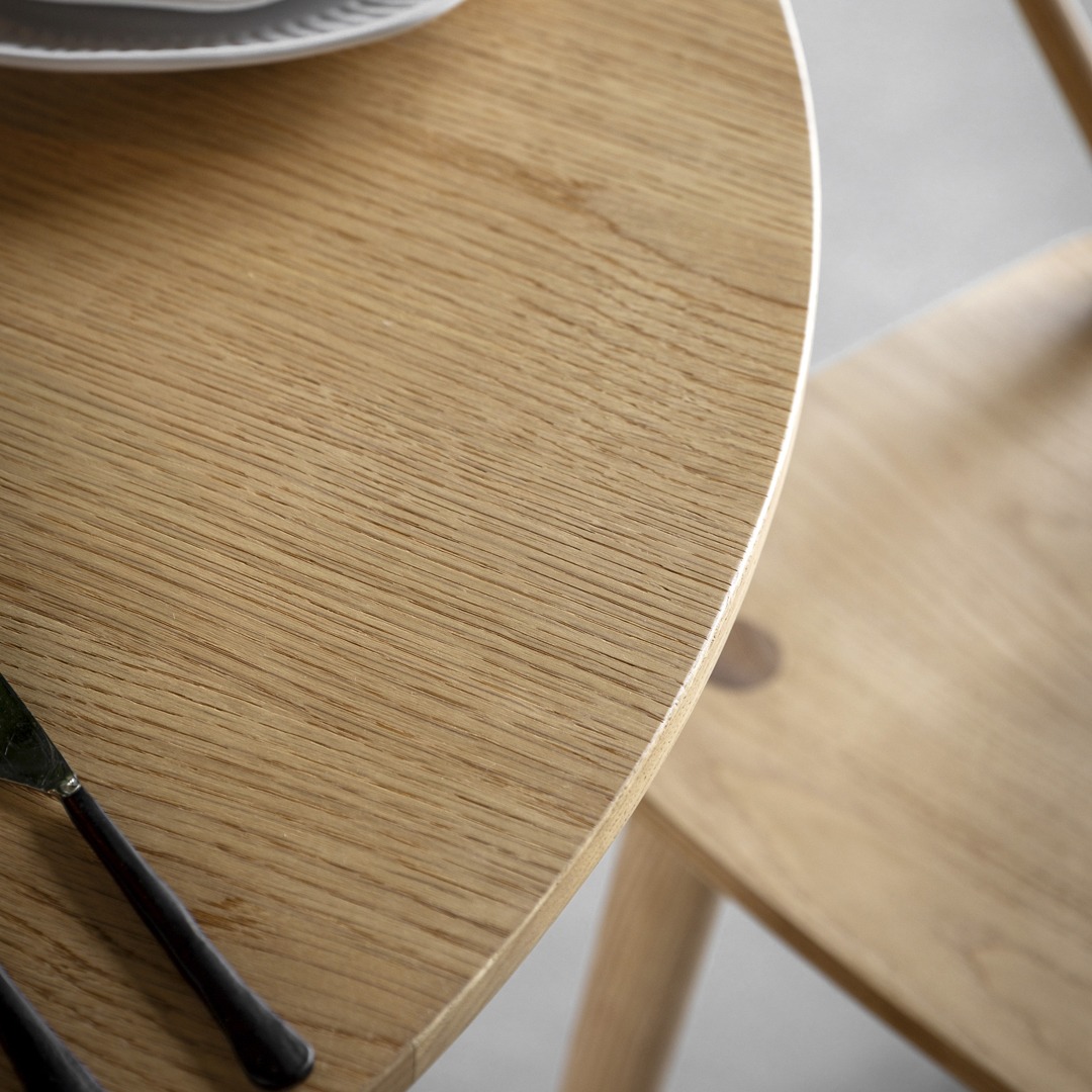 Mella Round Dining Table Natural By Gallery Living | Style Our Home 
