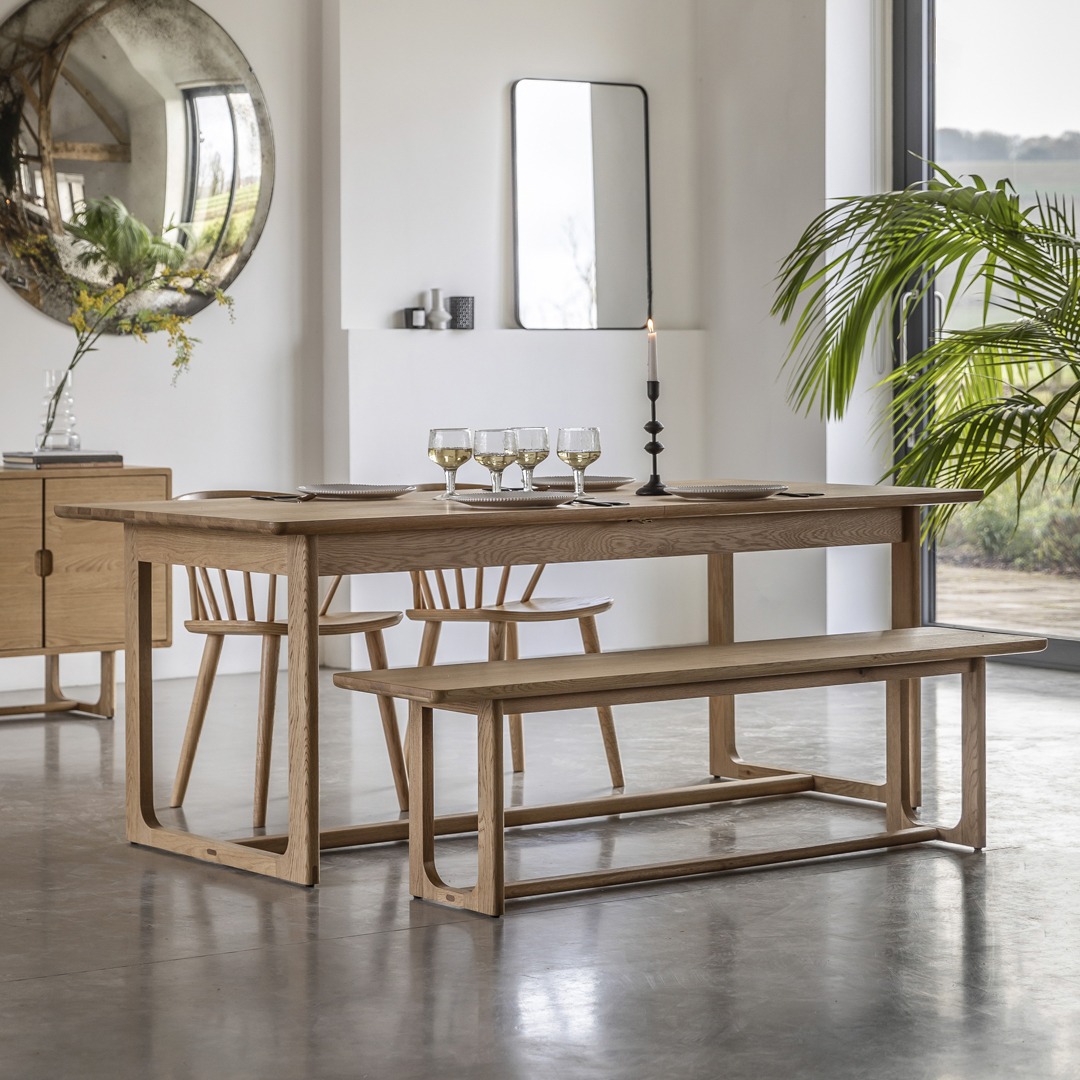 Mella Extending Dining Table Natural By Gallery Living | Style Our Home 