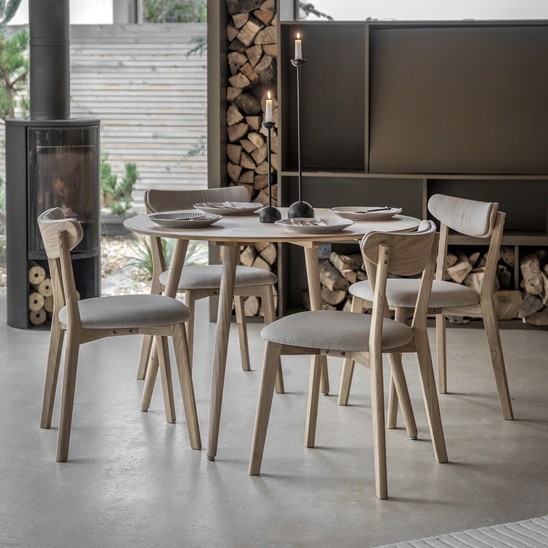 Pirton Round Dining Table Natural By Gallery Living | Style Our Home