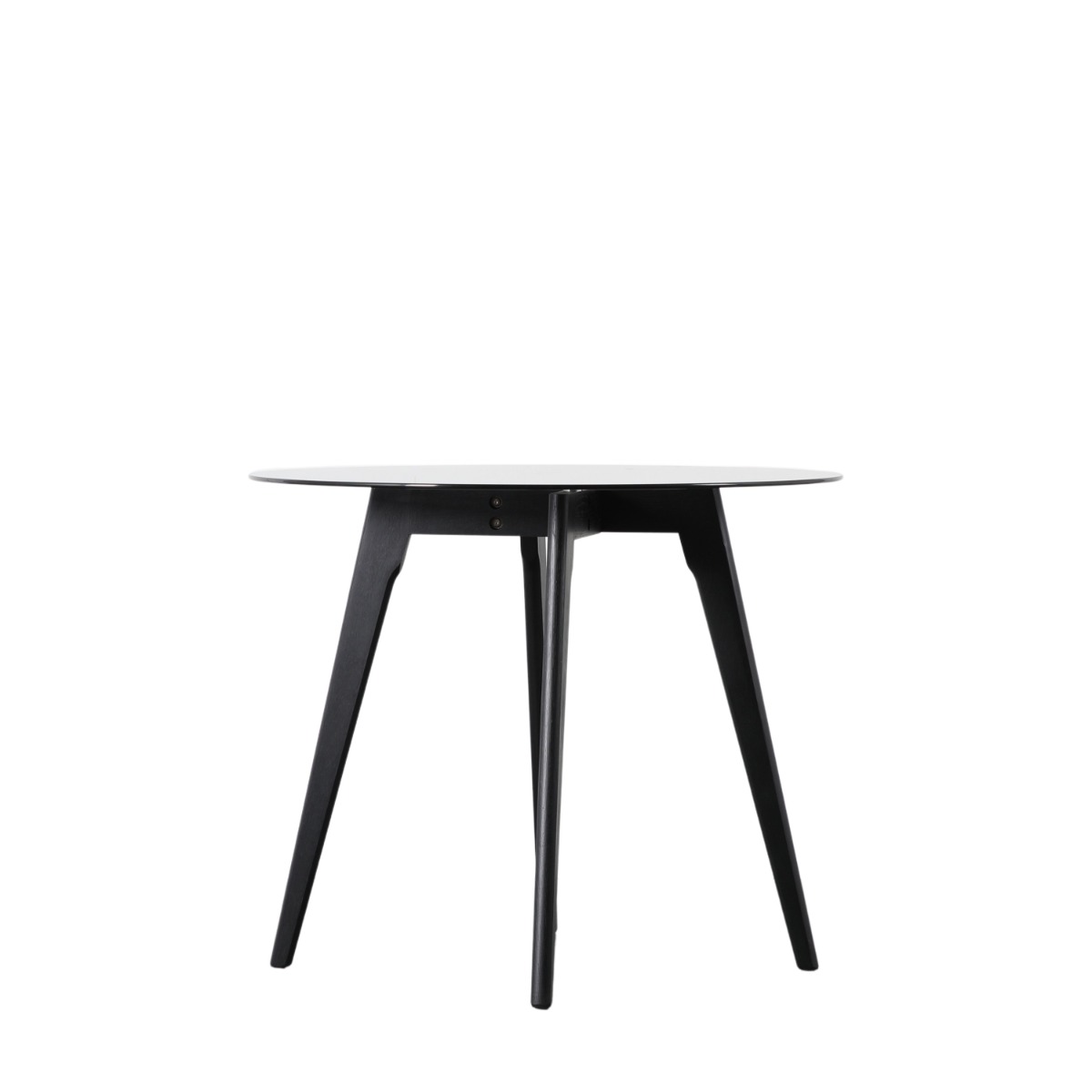 Blake Black Round Dining Table by Hudson Living| Style Our Home