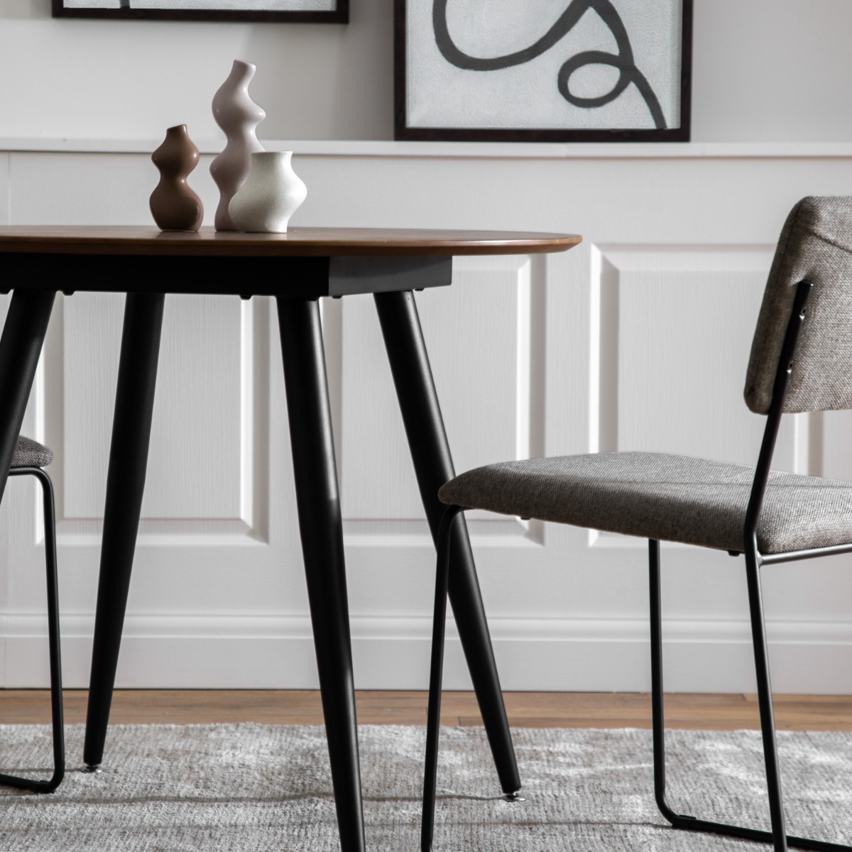 Danbury Natural Round Dining Table by Hudson Living | Style Our Home