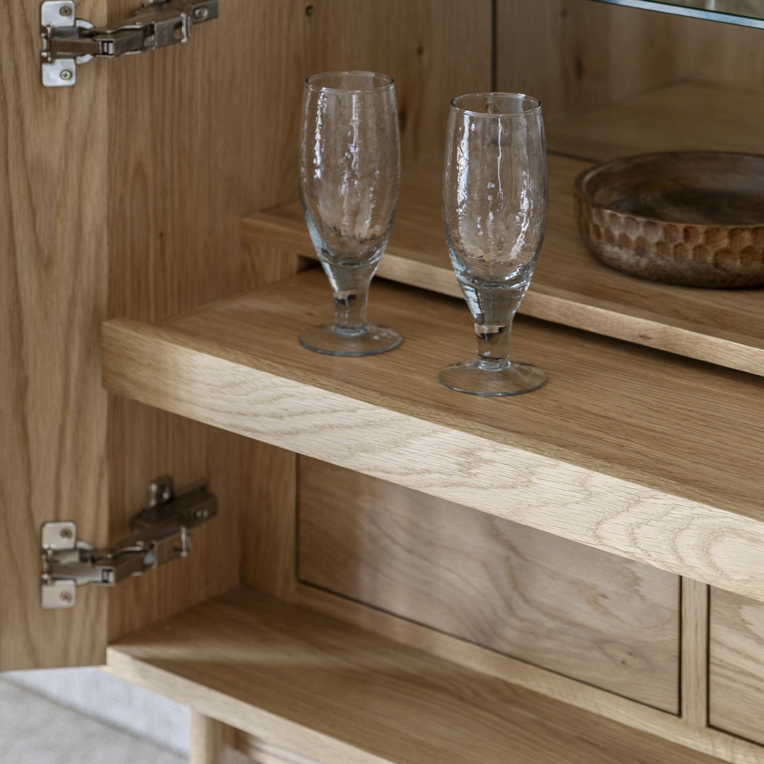 Mella Cocktail Cabinet Natural By Gallery Living | Style Our Home