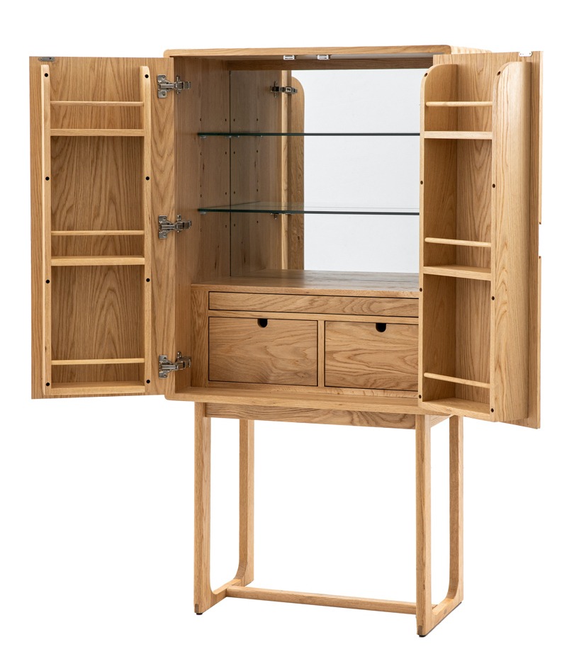 Mella Cocktail Cabinet Natural By Gallery Living | Style Our Home