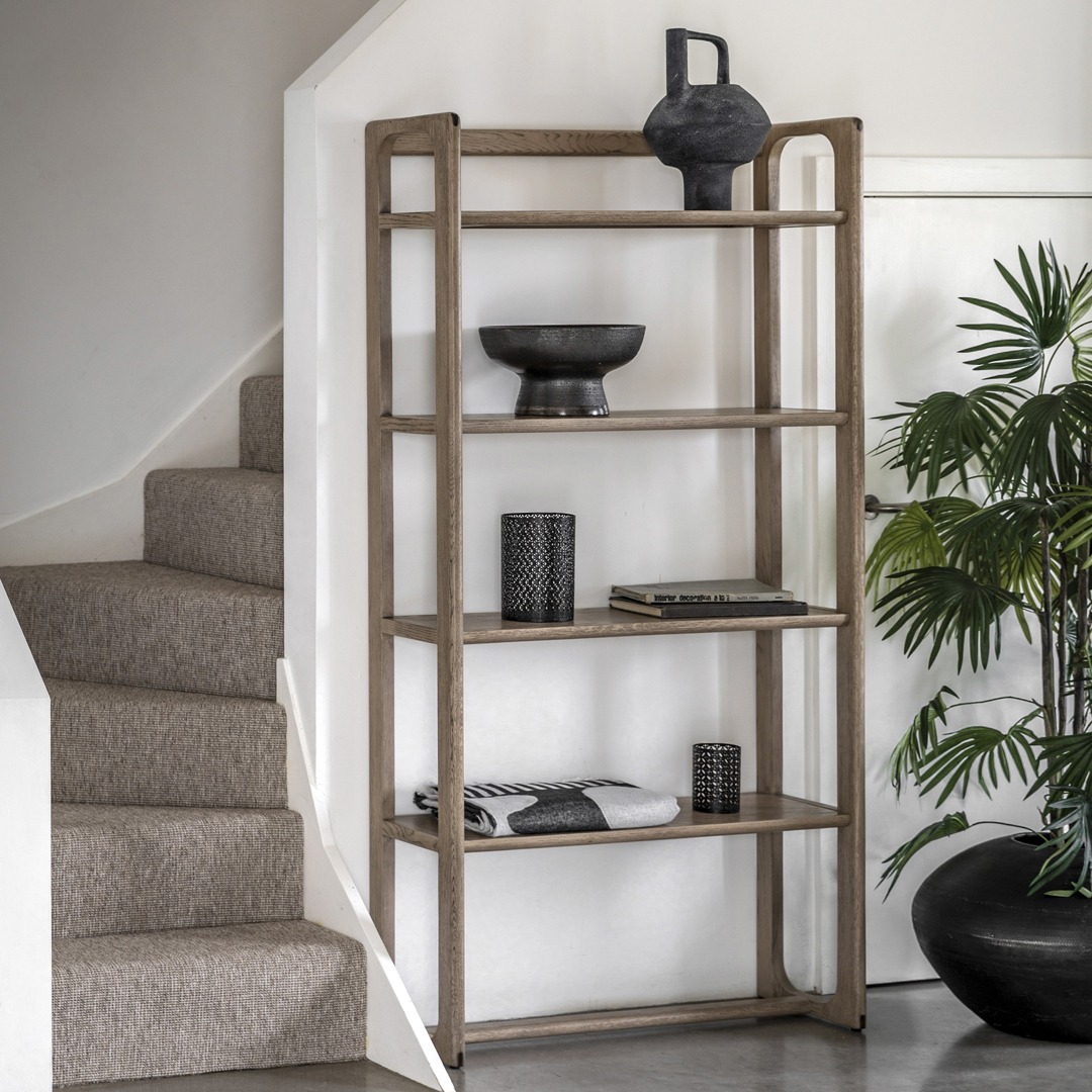 Mella Open Display Smoked Tall By Gallery Living | Style Our Home